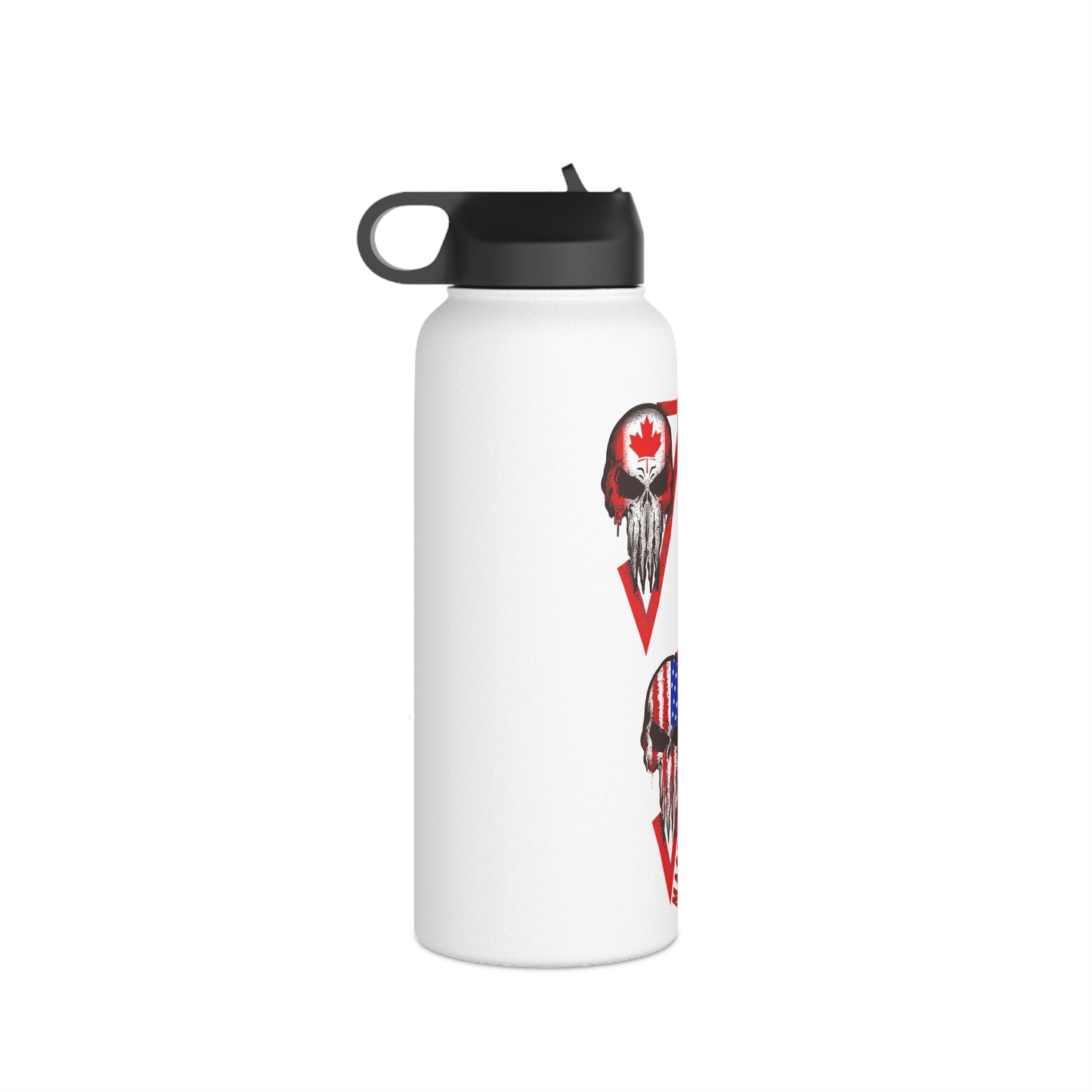 MDS North America Stainless Steel Water Bottle with straw