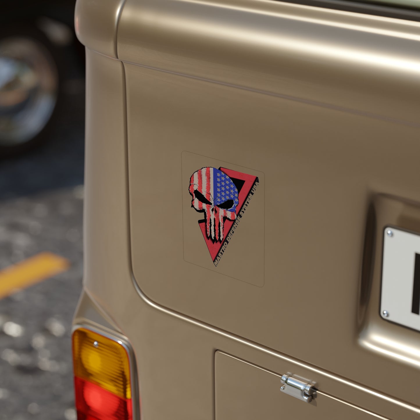 MDS USA Die Cut Sticker