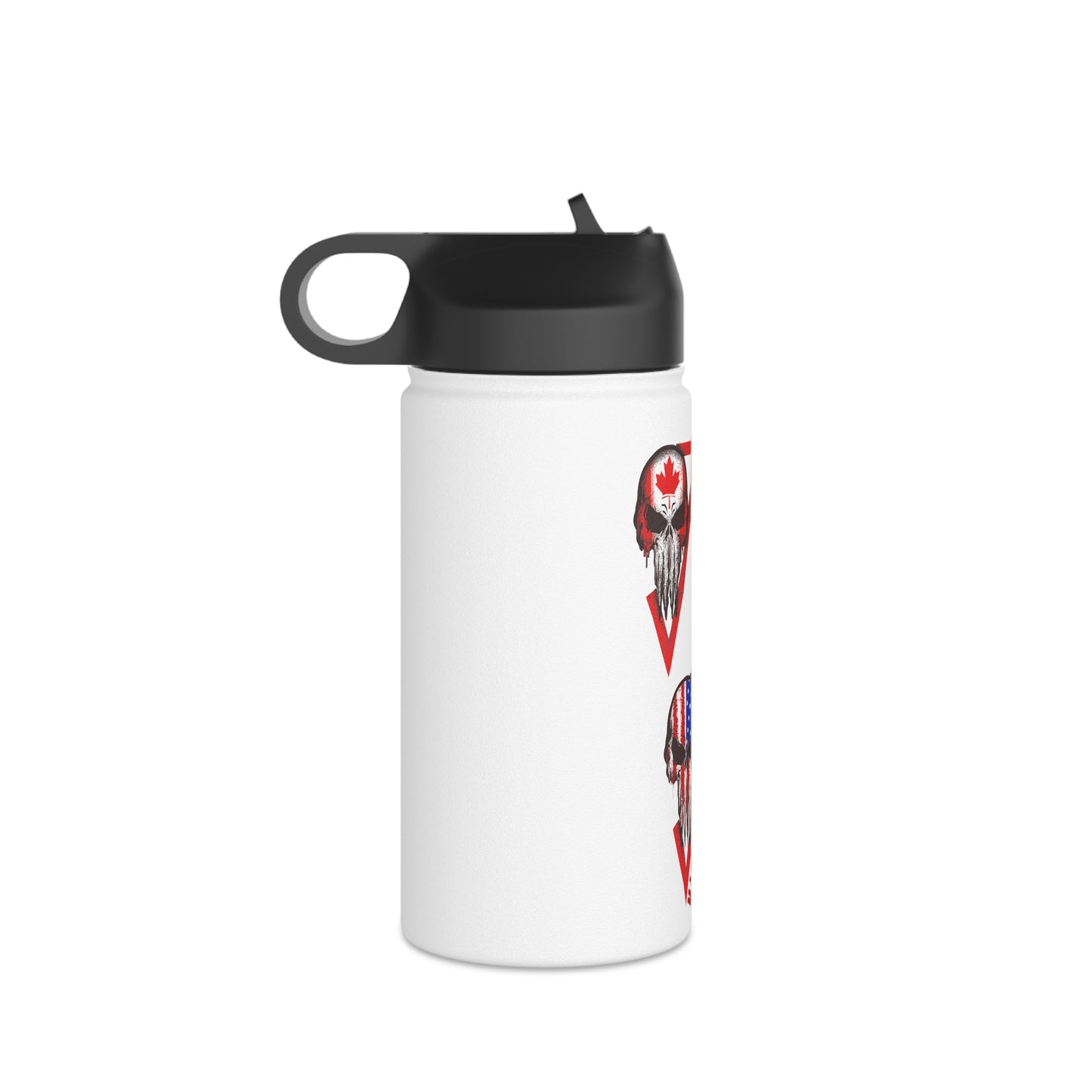 MDS North America Stainless Steel Water Bottle with straw