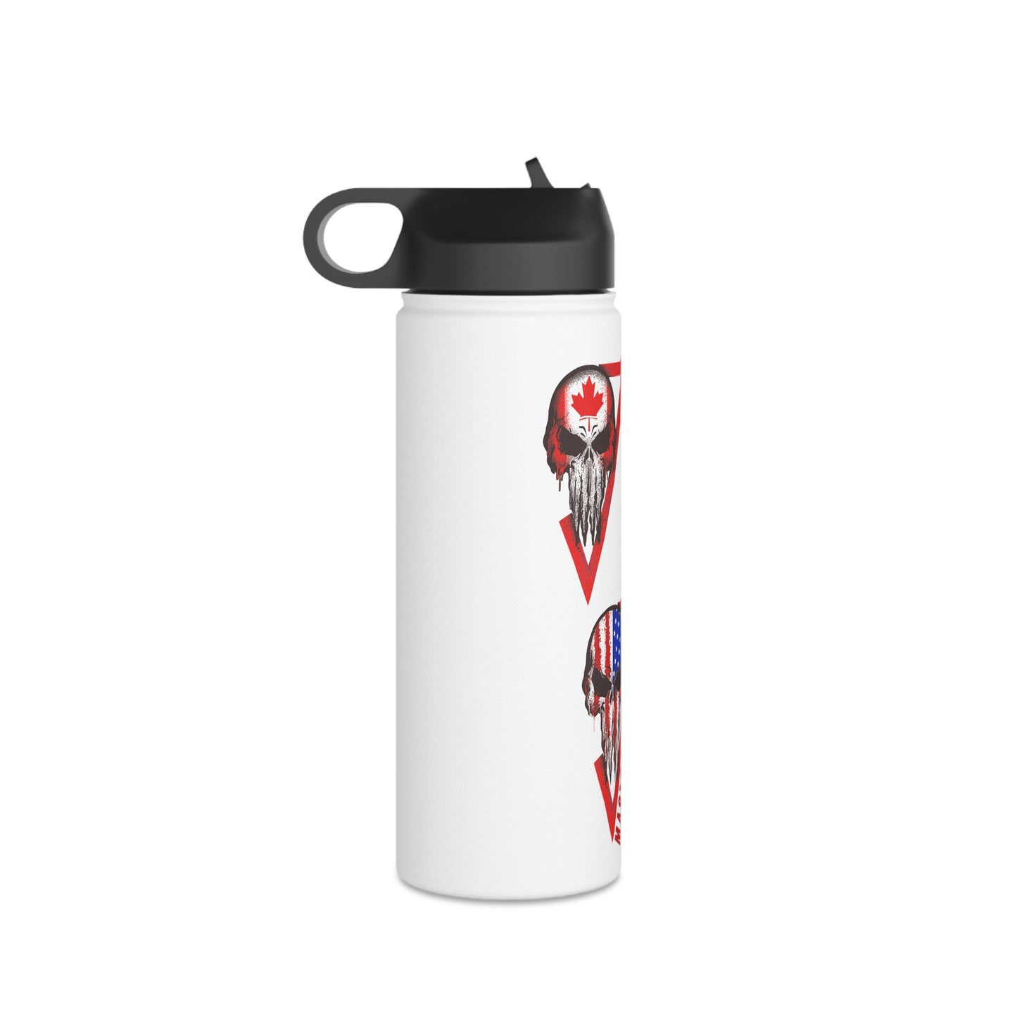 MDS North America Stainless Steel Water Bottle with straw