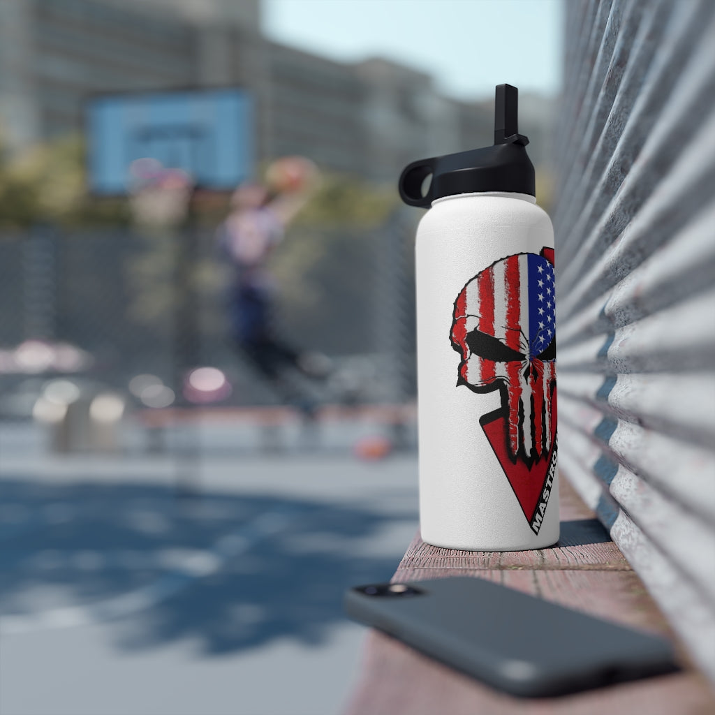 MDS USA Stainless Steel Water Bottle with straw